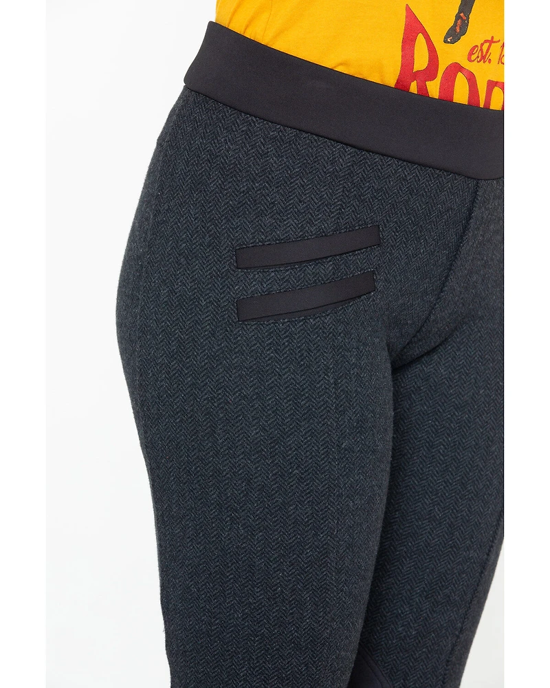 Tasha Polizzi Women's Herringbone Equestrian Pants