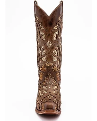 Corral Women's Golden Luminary Roots Western Boots - Snip Toe