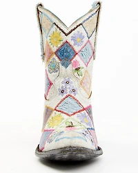 Yippee Ki Yay by Old Gringo Women's Heirloom Short Embroidered Patchwork Booties - Round Toe