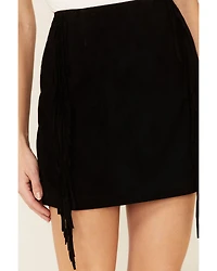Double D Ranch Women's Gathered Stories Fringe Skirt