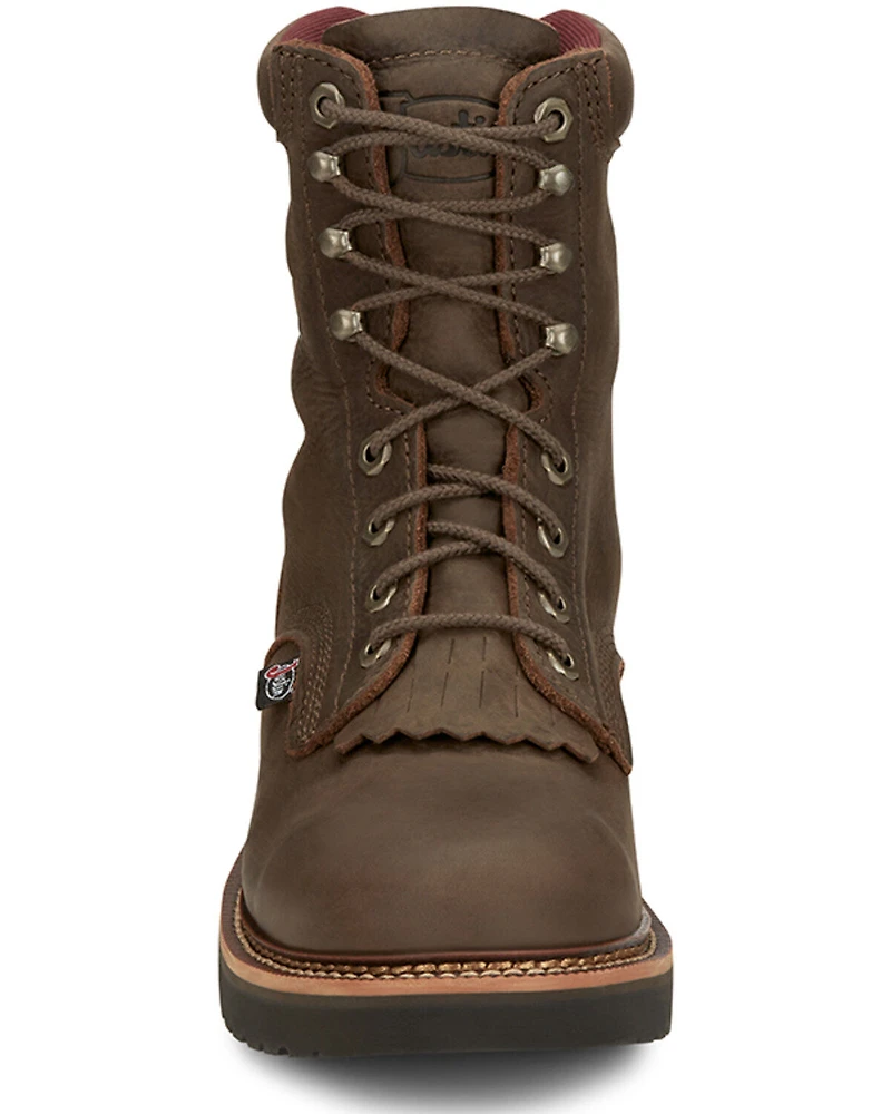 Justin Men's Rivot Lace-Up Work Boots - Soft Toe