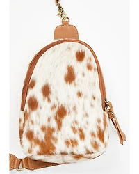 Shyanne Women's Brazos Bluff Hair-On Sling Backpack