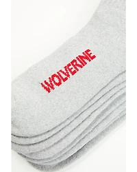 Wolverine Men's Solid Crew Socks - 4 Pack