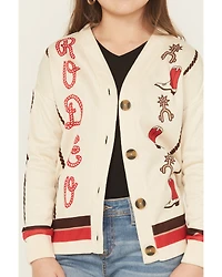 Cruel Girl Girls' Rodeo Novelty Cardigan