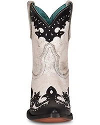 Corral Women's Black Overlay & Studs Western Boots - Round Toe