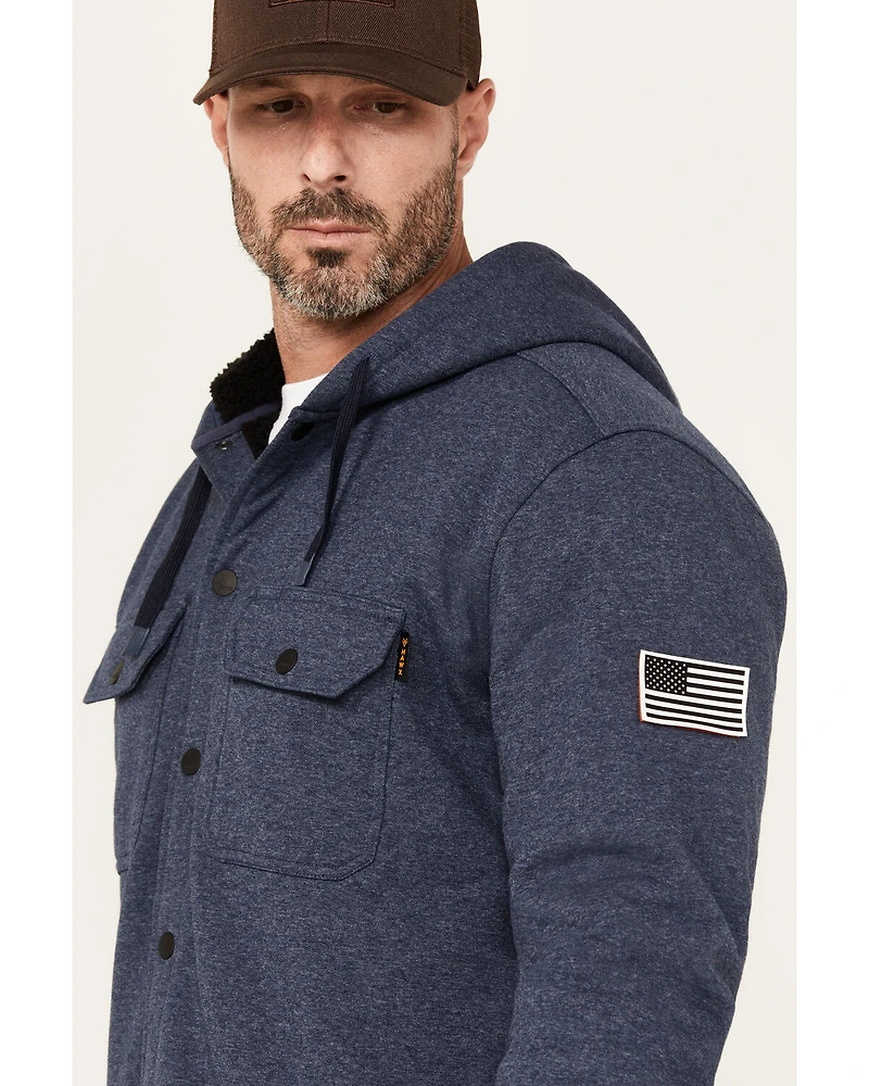 Hawx Men's Racine Hooded Shirt Jacket