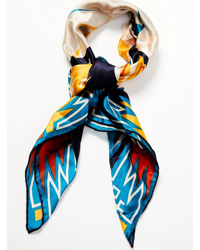 Idyllwind Women's Riverpoint Pass Turquoise Silk Scarf
