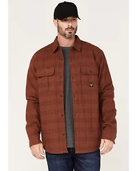 Hawx Men's Rugby Stripe Quilted Shirt Jacket