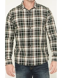 Brothers and Sons Men's Sawmill Plaid Print Long Sleeve Button-Down Flannel Shirt
