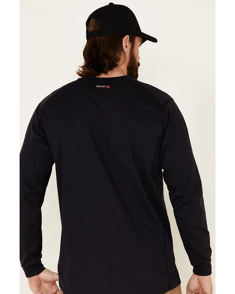 Ariat Men's FR Air Henley Long Sleeve Work Shirt