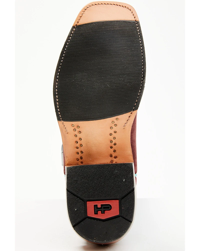 Horse Power Men's Suede Western Boots - Square Toe