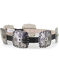 Angel Ranch Women's 1" Square Concho Leather Belt