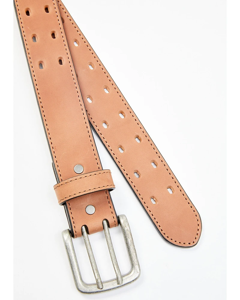 Hawx Men's Perforated Double Prong Work Belt