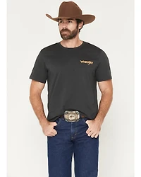 Wrangler Men's Neon Cowboy Short Sleeve Graphic T-Shirt