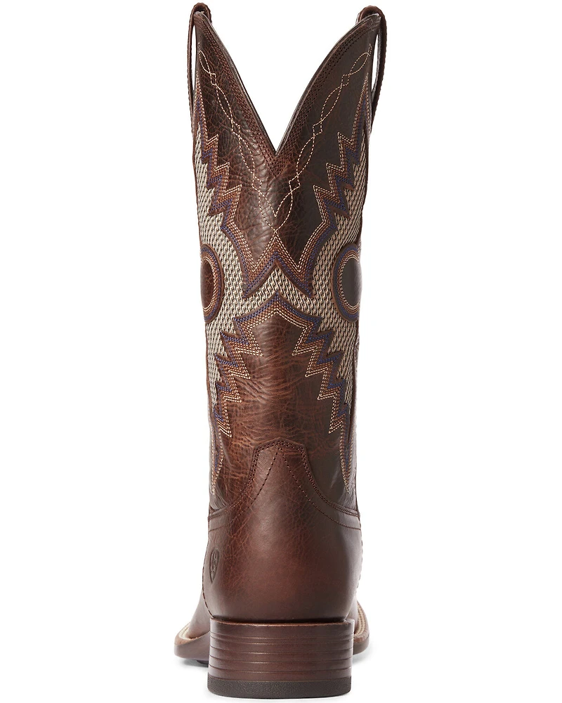Ariat Men's Solado VentTEK Western Performance Boots - Broad Square Toe
