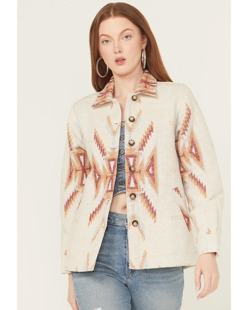 Idyllwind Women's Merritt Southwestern Button-Down Shacket