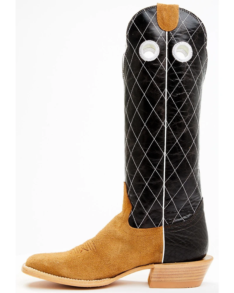 Hondo Boots Men's Roughout Western - Broad Square Toe
