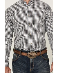 Ariat Men's Creek Plaid Print Long Sleeve Button-Down Western Shirt