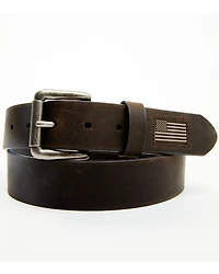 Hawx Men's Flag Tip Casual Leather Belt