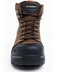 Hawx Men's 6" Crew Lace-To-Toe Work Boots - Composite Toe