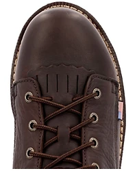 Rocky Men's Rams Horn 8" Waterproof Western Work Boots - Composite Toe
