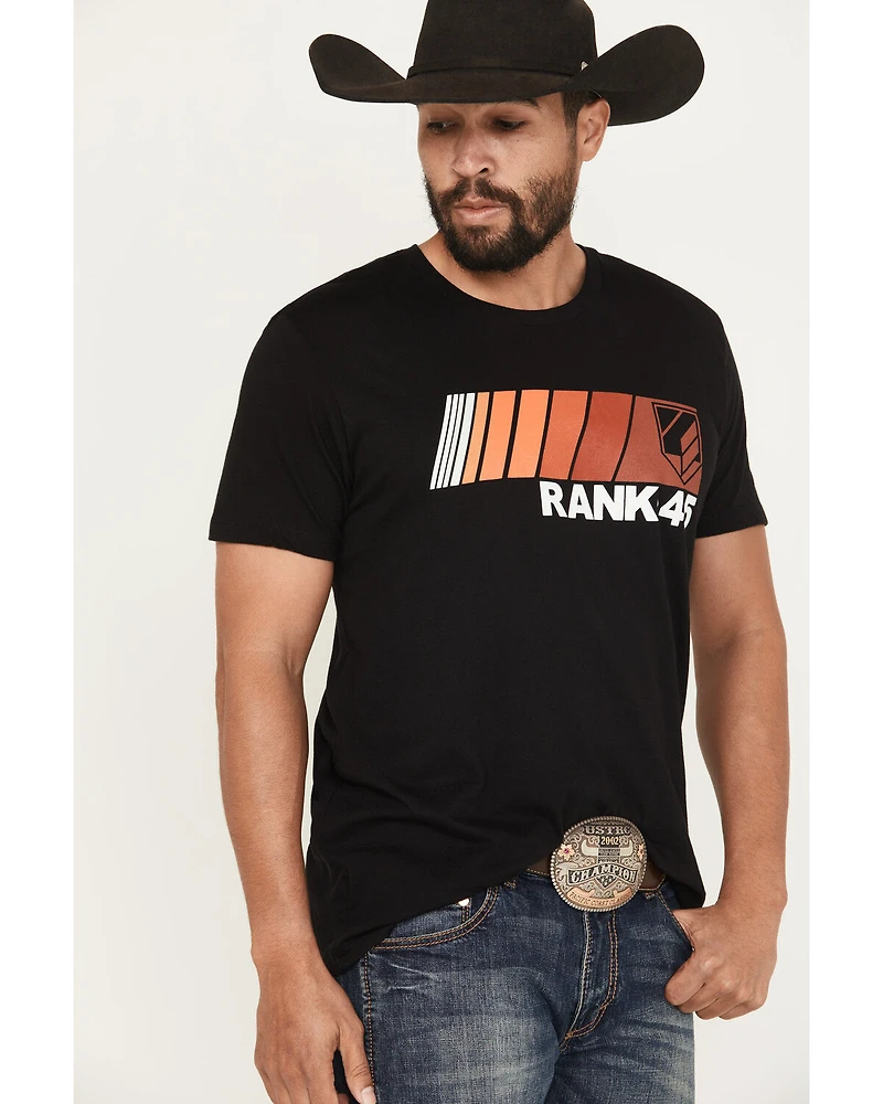 RANK 45® Men's Pole Position Short Sleeve Graphic T-Shirt