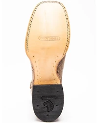 Cody James Men's Caiman Belly Western Boots - Broad Square Toe