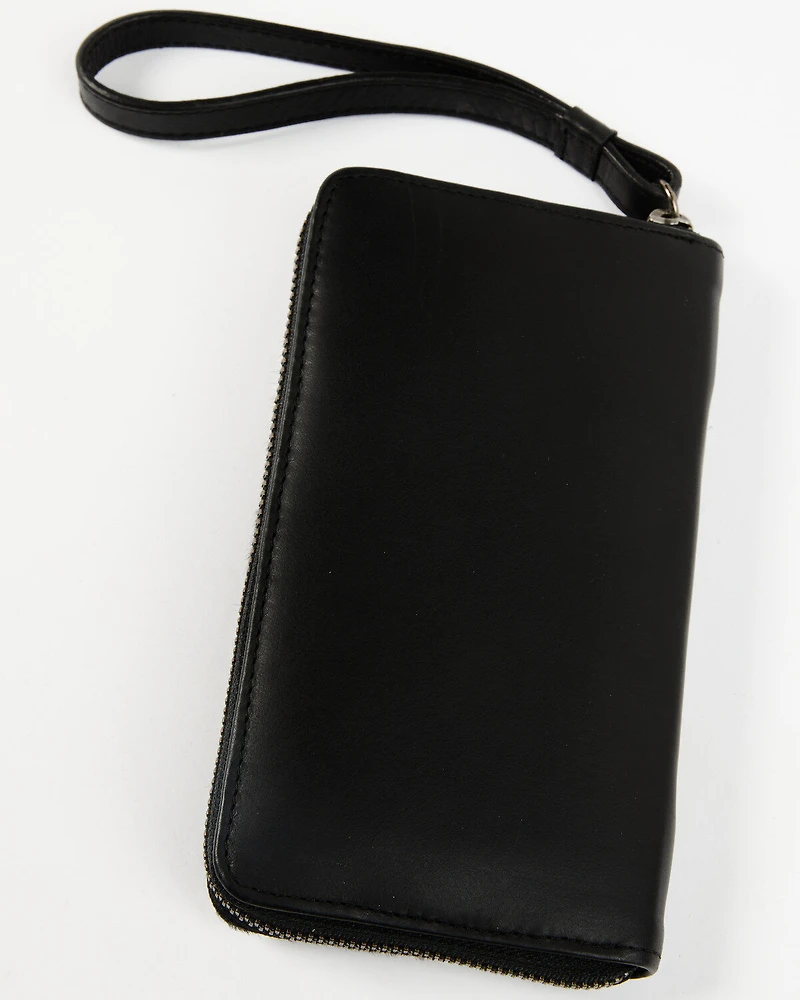 Idyllwind Women's Laredo Hair-on Cowhide Wristlet Wallet