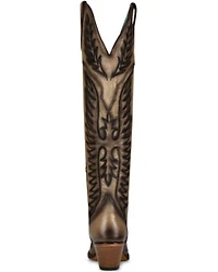 Corral Women's Gold Embroidery Western Boots - Pointed Toe
