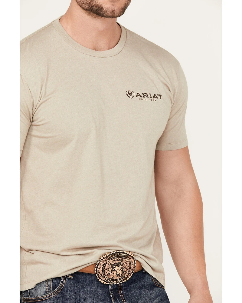 Ariat Men's Boot Barn Exclusive Zuni Flag Logo Short Sleeve Graphic T-Shirt