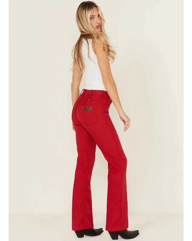 Wrangler Retro Women's Wrancher High Rise Straight Stretch Jeans