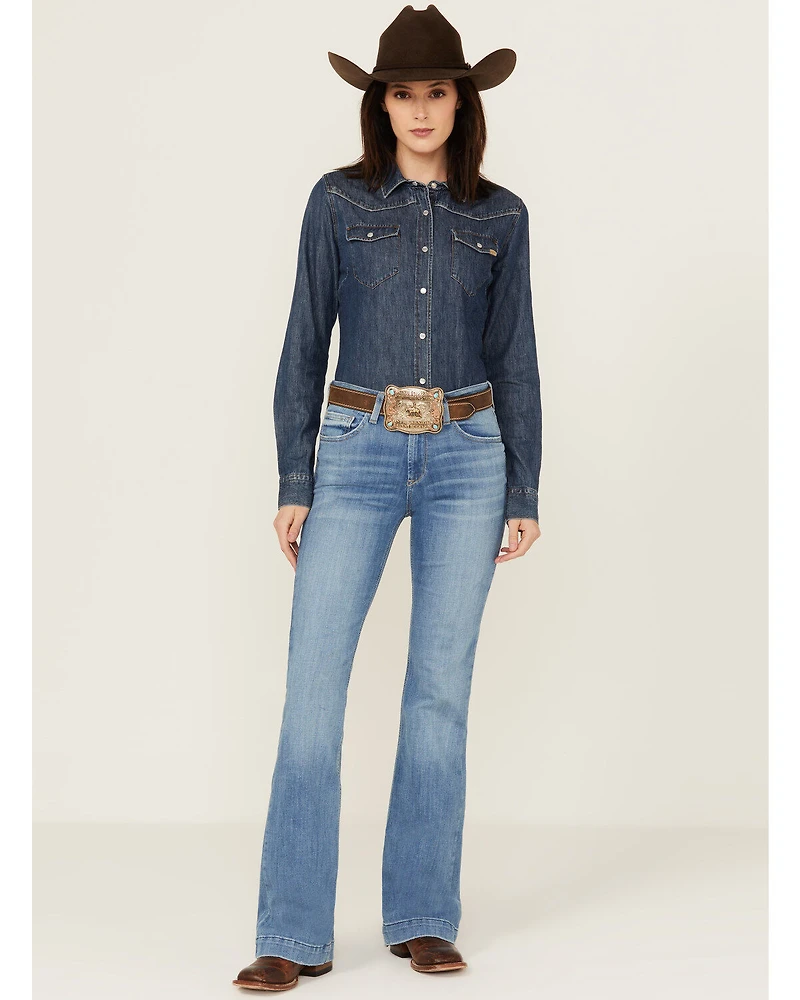 Ariat Women's Medium Wash Alice Slim Trouser Denim Jeans