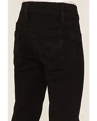 Shyanne Girls' Pull-On Super Stretch Denim Flare Jeans
