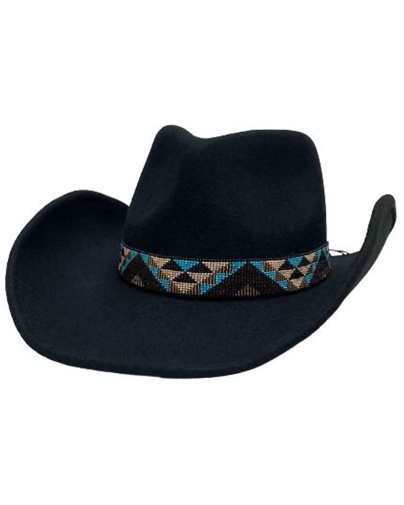 Nikki Beach Women's Mirador Wool Western Fashion Hat