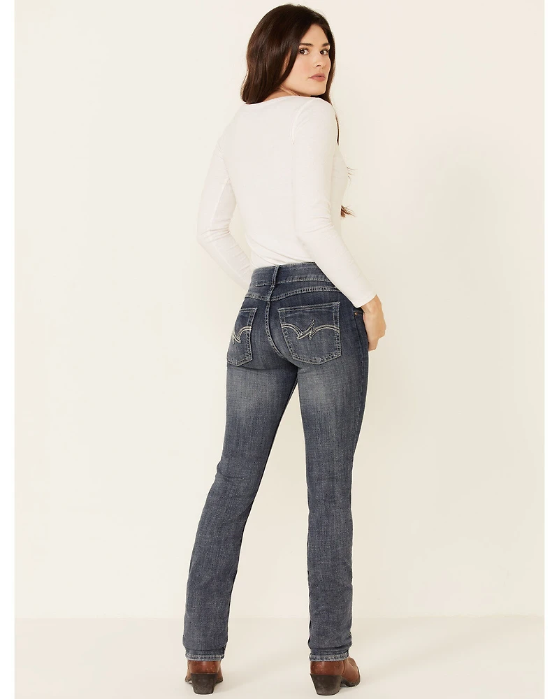 Wrangler Women's Medium Wash Straight Leg Jeans