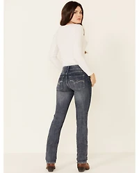 Wrangler Women's Medium Wash Straight Leg Jeans