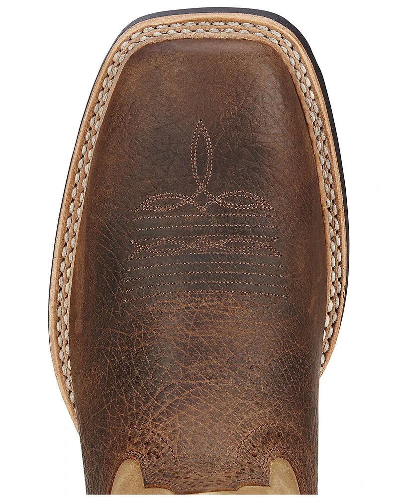 Ariat Men's Quickdraw 11" Western Performance Boots - Broad Square Toe