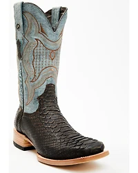 Tanner Mark Men's Python Exotic Western Boots - Broad Square Toe