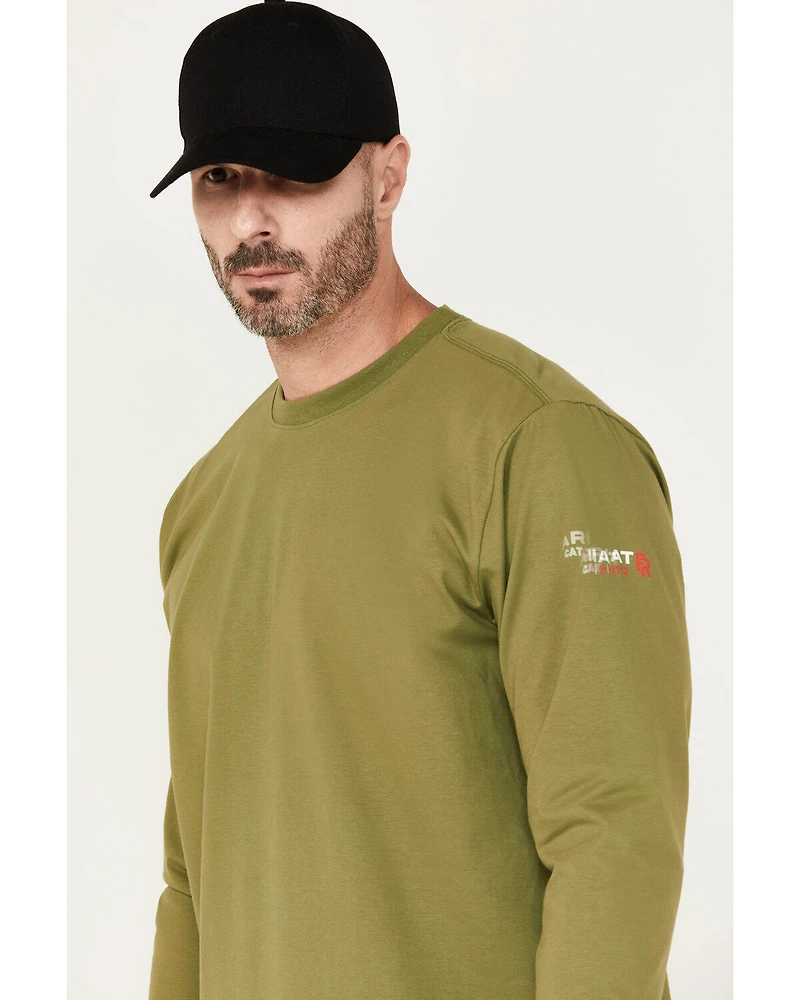 Ariat Men's FR Chain Hook Long Sleeve Graphic Work T-Shirt