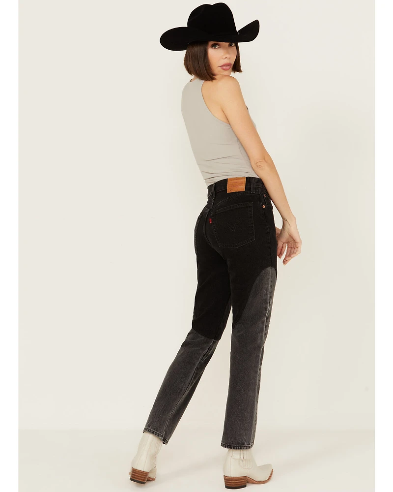 Levi's Premium Women's 501® Original Off To The Ranch High Rise Chap Jeans