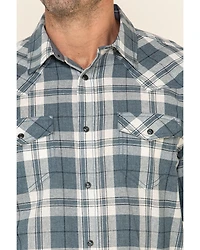 Cody James Men's Static Large Plaid Long Sleeve Western Shirt