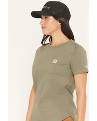 Carhartt Women's Force Relaxed Fit Midweight Short Sleeve Pocket Tee