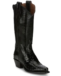 Tony Lama Women's Boot Barn Exclusive Exotic Ostrich Western Boots - Snip Toe