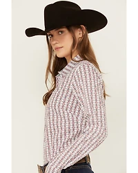 Ariat Women's Geo Print Long Sleeve Button-Down Western Shirt