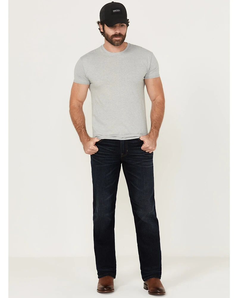 Brothers and Sons Men's Cochise Wash Tucker Slim Straight Stretch Denim Jeans