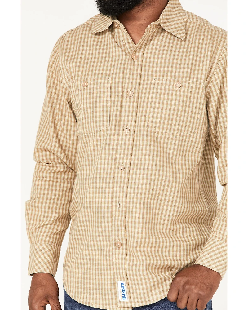 Resistol Men's Wheat Ridge Check Button Down Western Shirt