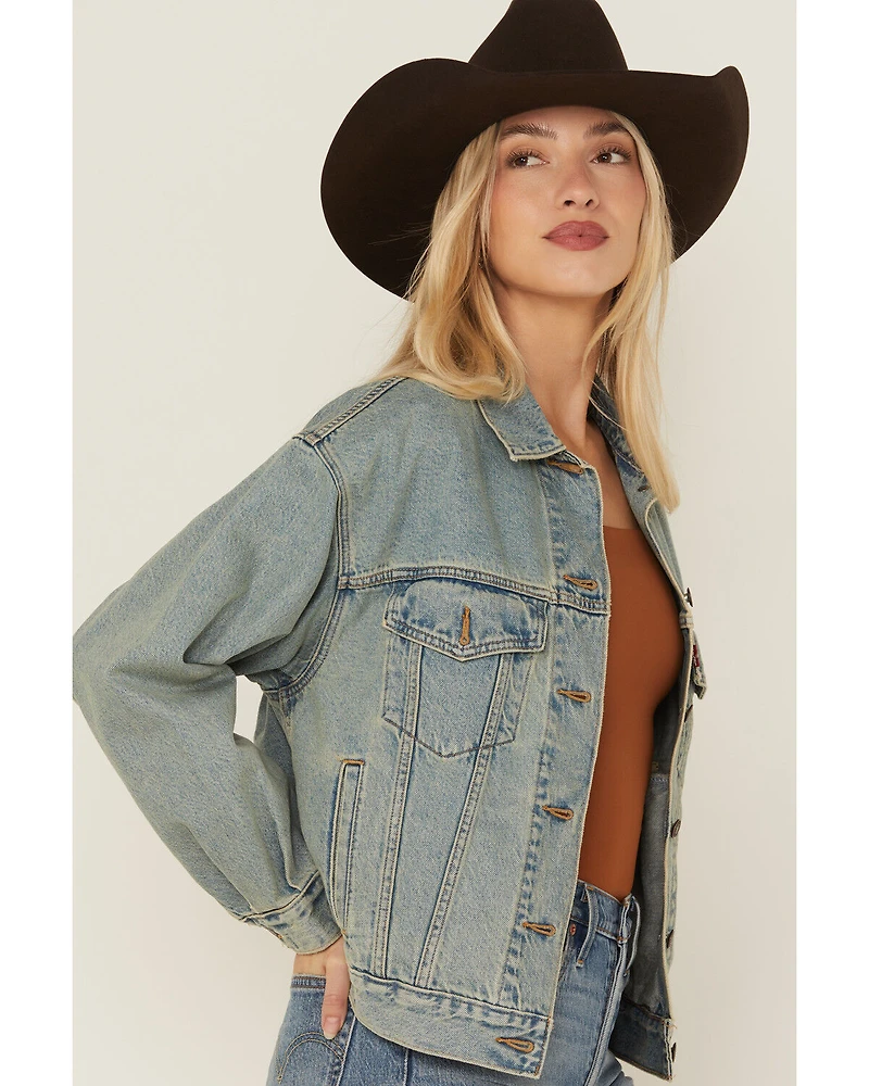 Levi's Women's 90s I Told You So Light Wash Denim Jacket