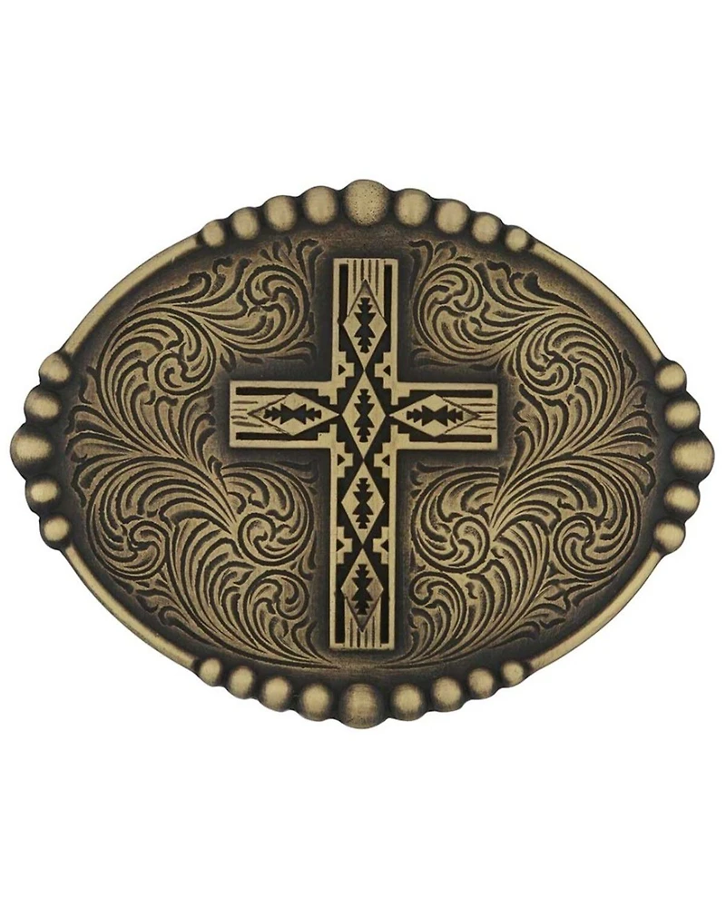 Montana Silversmiths Men's Faith of the Southwest Belt Buckle