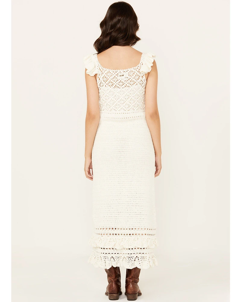 Cleobella Women's Janis Crochet Midi Dress