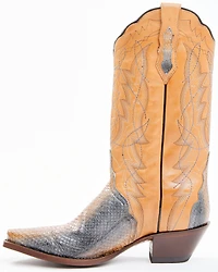 Dan Post Women's Zacatecas Exotic Watersnake Western Boots - Snip Toe